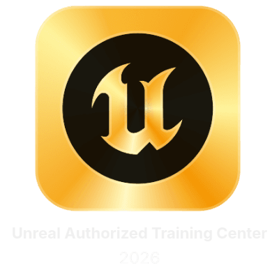 Unreal Authorised Training Centre — 2026 UATC badge